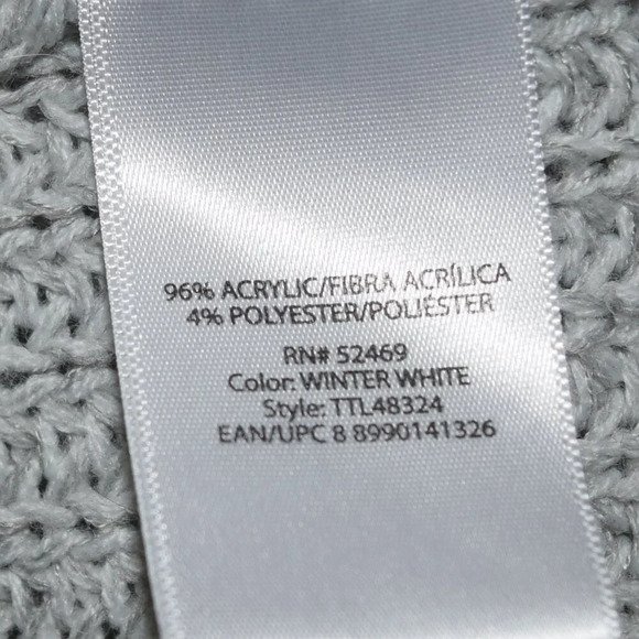 TIME & TRU Women's Long Sleeve Sweater Cardigan with Pockets Size 4/6 - Picture 4 of 4